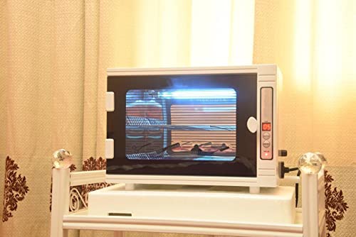 12L UV Sterilizer Nail Tools Cleaner Multi-purpose Towel Cleaner Cabinet Towel Cleaning Machine Nails Art Tool Equipment for Nail Spa Hall Hair Salon Household