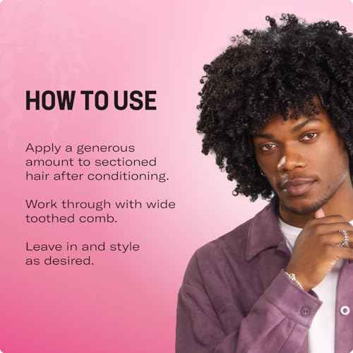 Mielle Organics Pomegranate & Honey Leave In Conditioner for Curly Hair - Moisturizing Detangler & Curly Hair Treatment to Help Repair Damage, Prevent Frizz & Improve Shine (12 Fl Oz)