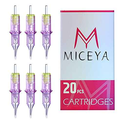 Disposable 11RS Tattoo Cartridge Needles #12 Standard Regular 11 Round Shader (1211RS) 20Pcs