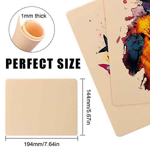 20 Sheets Tattoo Fake Practice Skins - Double Sides 86 Blank Fake Skin for Tattoo Artists