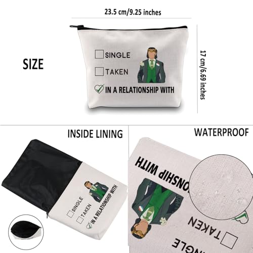 G2TUP Dating T H Makeup Bag T H Fan Gift Cosmetic Bag with Zipper