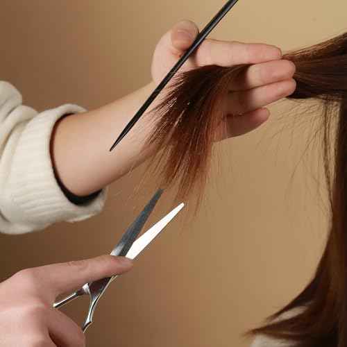 15 pcs Hair Cutting Scissors Professional, Thinning Shears for Hair Cutting, Stainless Steel Barber Scissors, Lengnoyp Haircut Scissors Hair Cutting Kit for Women, Men