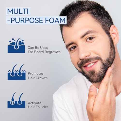 5% Minoxidil Foam for Men, 5% Biotin and 5% Minoxidil Use for Hair Growth, Slows Hair Loss and Promotes Hair Regrowth, 1 Month Supply