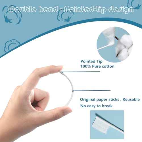 Precision Tip Cotton Swabs/Double Pointed Cotton Buds for Makeup 800pcs