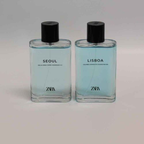 Zara Man Seoul 532-8 Sinsa Dong Gangnam-Gu + Lisboa Colombo Avenida Do Colegio Cologne for Men Fragrance Set EDT Eau De Toilette 2x 90 ML (3.0 FL OZ)