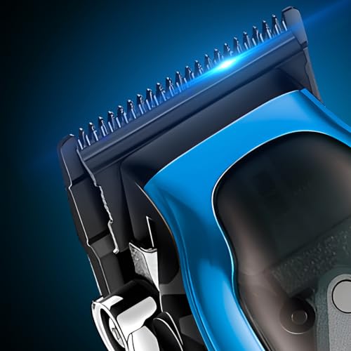 KEMEI Professional Hair Clippers for Men Cord/Cordless Hair Cutting Kits, Hair & Beard Trimmer, Adjustable Barber Clippers with USB Rechargeable, KM-1763