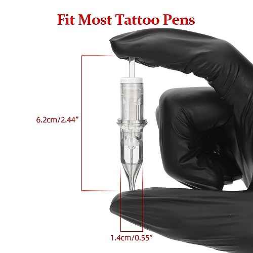Disposable 50pcs Tattoo Cartridge Needles Mixed Sizes 0.35mm RL+RS(1203RL 1205RL 1203RS 1205RS 1209RS) for Tattoo Machine (RL+RS)