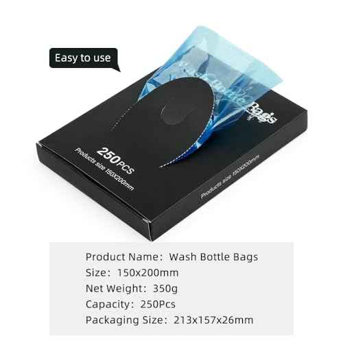DGT tattoo Squeeze bottle Bags 250pcs Disposable For Tattoo Machine, Tattoo Kits, Tattoo Accessories 5.9 x 7.9 inches