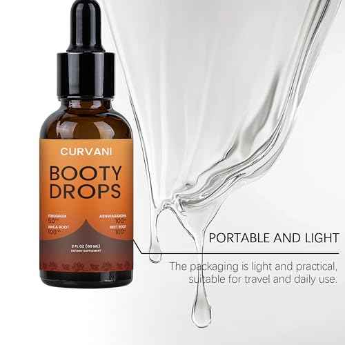 Booty Drops Lifting Serum Concentrated Formula 2 oz. Custom-Designed for Women's Curves and Beauty. (1PCS)