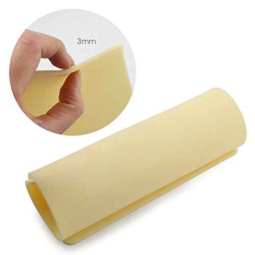 5pcs A4 Size 3MM Thick Synthetic Tattoo Practice Skin, Segbeauty Double-sided Tattoo Art Training Silicone Pads Tattoo Kit,Tattoo Artist Microblading Practice Skin Sheets, 11.8 inches x 7.9 inches