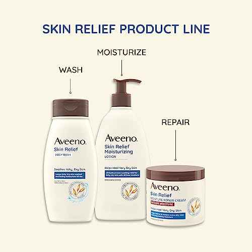 Aveeno Skin Relief Intense Moisture Repair Body Cream with Triple Oat & Shea Butter Formula, Helps Relieve & Restore Extra-Dry Skin with Long-Lasting Moisture, Fragrance-Free, 11 oz