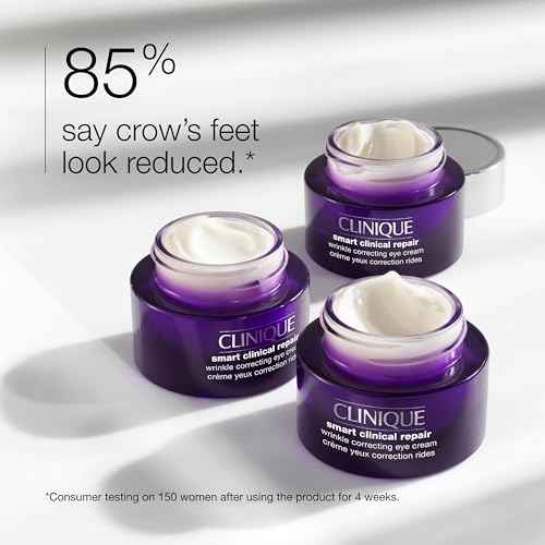 Clinique Smart Skin School Supplies: Smooth + Renew Lab Gift Set | Smart Clinical Repair Wrinkle Correcting Cream, Face Serum + Eye Cream | Anti-Aging + Hydrating | Includes 3 Travel Size Pieces