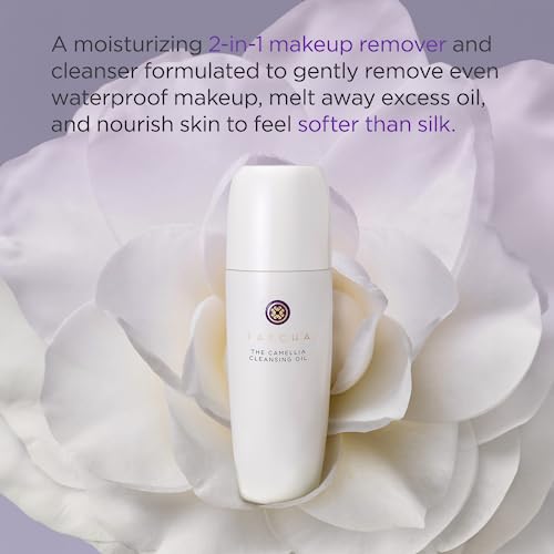 TATCHA Pure One Step Camellia Cleansing Oil | 2 in 1 Makeup Remover Oil & Face Wash | 150 ml / 5.1 oz