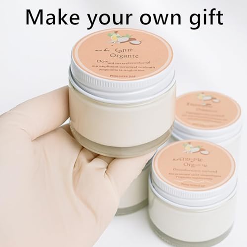 30 Pack 2oz Glass Jars with Lids, BPA-Free Round Clear Glass Containers for Spices, Crafts, Ointments, Leakproof Food Storage Mason Canning Jars for Cosmetics Jello, Balm, Wedding Favor