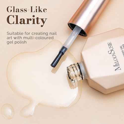 MelodySusie 2PCS Clear Blooming Gel for Nail Design, Marble Watercolor UV Gel Nail Polish, Spreading Effect Sheer Painting Gel Nail Art Supplies, Nail Salon Manicure at Home for Women, 0.53 Fl Oz