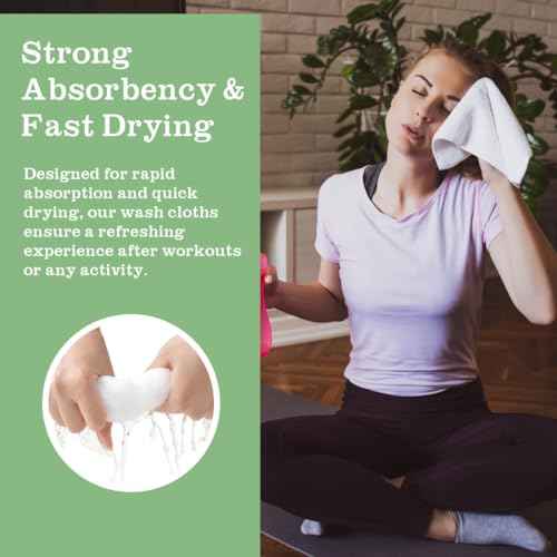 Washcloths Bulk - 200 Pack - Face Towels (12" x 12"), Highly Soft Wash Cloths and Hand Towels, Fast Drying Multi-Purpose Microfiber Cleansing Cloths for Bathroom, Hotel, Spa, and Salon - White