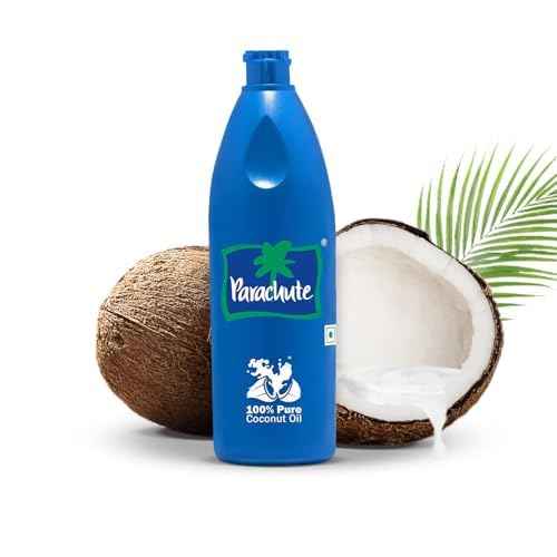 Parachute 100% Pure and Natural Unrefined Coconut Oil | No Chemicals & Added Preservatives | 18.8 fl oz