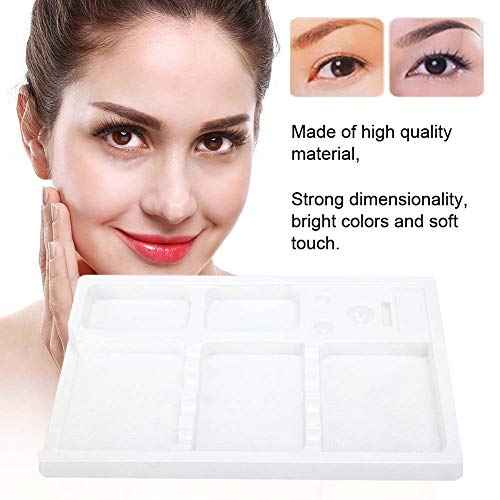 10Pcs Tattoo Cartridge Tray, Disposable Ink Cup Holder Plastic Needle Toner Cup Pigment Rack Holder Washable PVC Tattoo Tray Tool