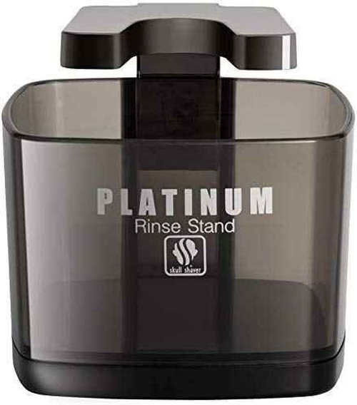 Skull Shaver Pitbull Silver PRO Along with Pitbull Travel Case and Platinum Rinse Stand Combo