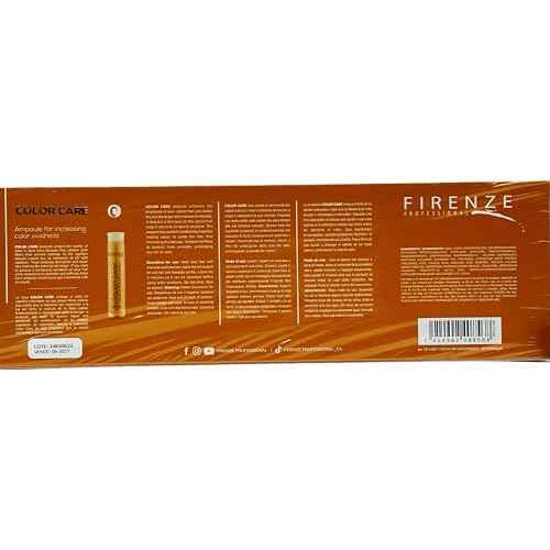 Firenze Professional Color Care Ampoules for increaing color vividness (leave in) Lotion vials12x13ml
