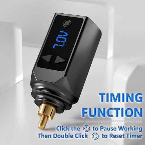 POSEIDON Tattoo Pen Kit Tattoo Gun Kit with 2Pcs Tattoo Batteries Tattoo Machine Kit with 11 Tattoo Inks 20pcs Tattoo Cartridge Needles for Beginers and Artists