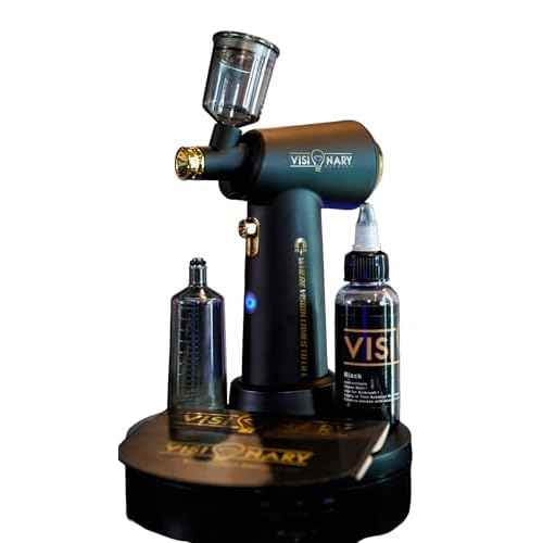 Pro Visionary Airbrush Wireless Charging ! Enhancements Stencil + Dye + Included in Stock