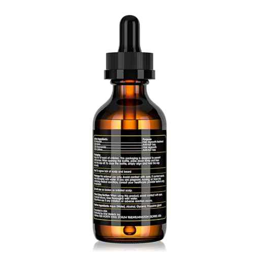 5% Minoxidil Hair Growth Oil for Men & Women - Extra Strength Regrowth Serum, Topical Hair Loss Treatment Serum, Thicker, Healthier Hair & Beard Growth Kit, 2.11 fl.oz