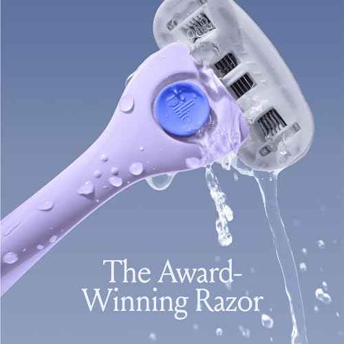 Billie Razors for Women Shave Kit ? Women¡¯s Razor + 4 x 5-Blade Razor Refills + Magnetic Holder ? DreamPop