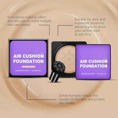 Serentila Elixir Cream Flawless Radiant Skin Instantly, Natural Mushroom Air Cushion Cc, Korean Cc Cream for Older Women, Korean Concealer