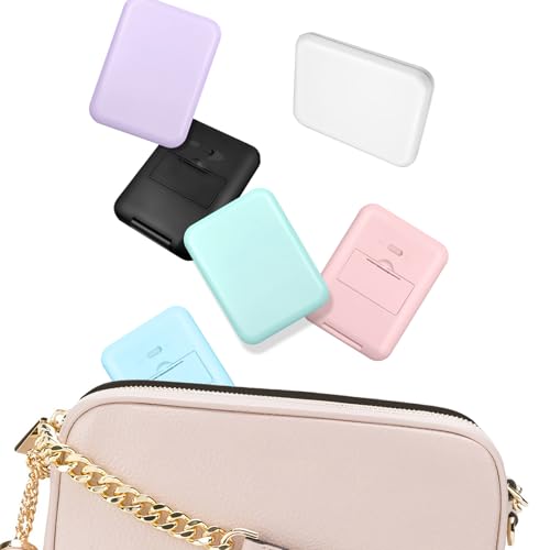 Compact Mirror, 1X/3X Magnification LED Pocket Mirror with Nternal BIattery, Mini Mirror for Purse, Pocket,Travel and Present (Pink)