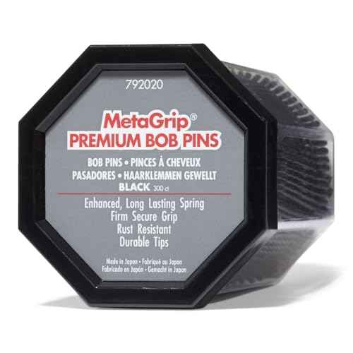 MetaGrip Black Premium Bobby Pins, 300 Count