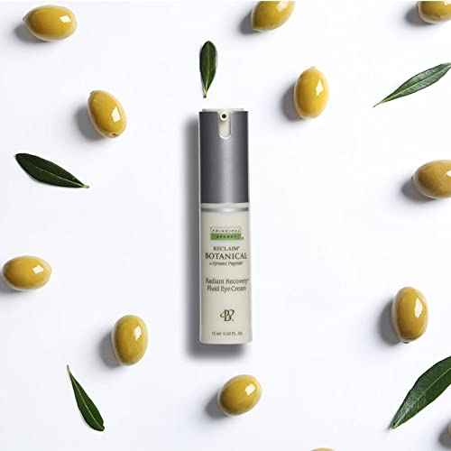 Principal Secret reclaim BOTANICAL Anti-Aging Radiant Recovery Fluid Eye Cream Plant Based Retinol, Argireline, Squalane, Peptides, Ceramides Hyaluronic Acid for Dark Circles & Wrinkles 0.5oz