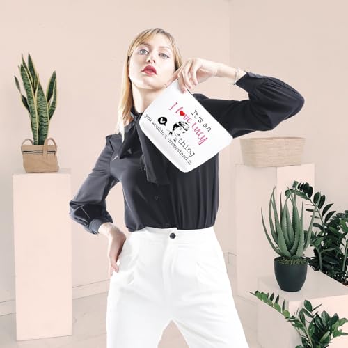 GJTIM TV Show Inspired Gift It¡¯s A Thing You Wouldn¡¯t Understand It Zipper Pouch Makeup Bag for Fans (L thing bag)