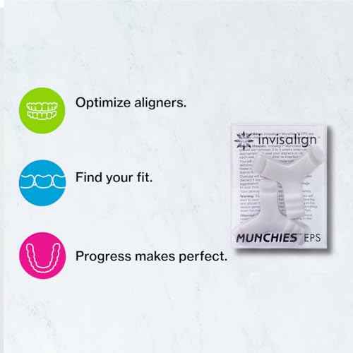 Invisalign Munchies EPS Aligner and Retainer Tray Seaters, Aligner Chewies (Pack of 2) (Blue)