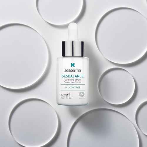 Sesderma SESBALANCE Mattifying Serum, Niacinamide and Retinol Enriched, Smooth and Soft Skin Texture, Fast Absorption Formula, 1.0 fl. oz