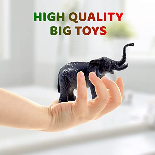 3 Handmade Bath Bombs for Kids with Wild Animals Toys Inside for Boys and Girls ? Big Size Toys Natural and Safe Bath Fizzies - Great Gift Set for Boys and Girls