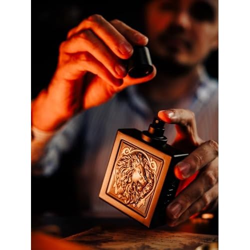 RAYHAAN Lion Eau De Parfum Spray for Men, 3.4 Ounce