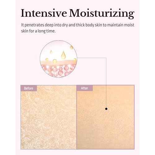 Milk in Cera Perfume Body Lotion - Korean 100hr Moisturizing Body Moisturizer for All Skin Types - Cozy Wood & Fig Scent - with Milk Protein and Ceramide, 16.9 fl.oz.