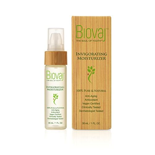 Biovaj Invigorating Moisturizer-Anti-Aging Moisturizer for wrinkles & Finelines, Deep Hydration, Primer, Nourishing, Firming, 100% Natural Botanical skincare, Vegan, Cruelty Free, Clinically Tested