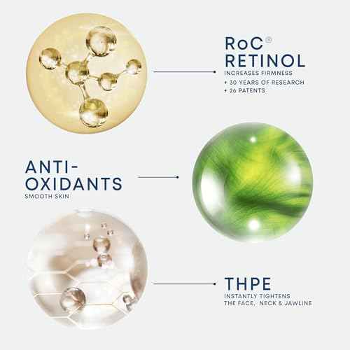 RoC Derm Correxion Retinol Firming Serum Stick with Antioxidants to Visibly Tighten and Firm Wrinkles and Laugh Lines 1.0 oz plus Retinol Eye Cream Packette