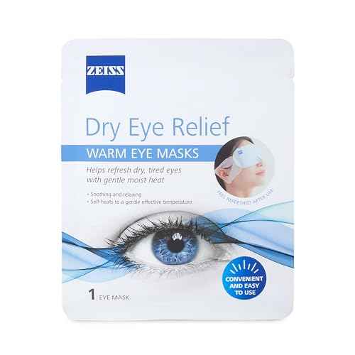 ZEISS Warm Eye Masks, 6 Count for Dry Eye Relief