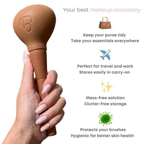 Original Silicone Makeup Brush Covers for Travel, A Storage & Organizer Case for Brushes to protect Makeup Bag, Universal Design For Single & Multi-fit, Periwinkle, 2 Pack Set