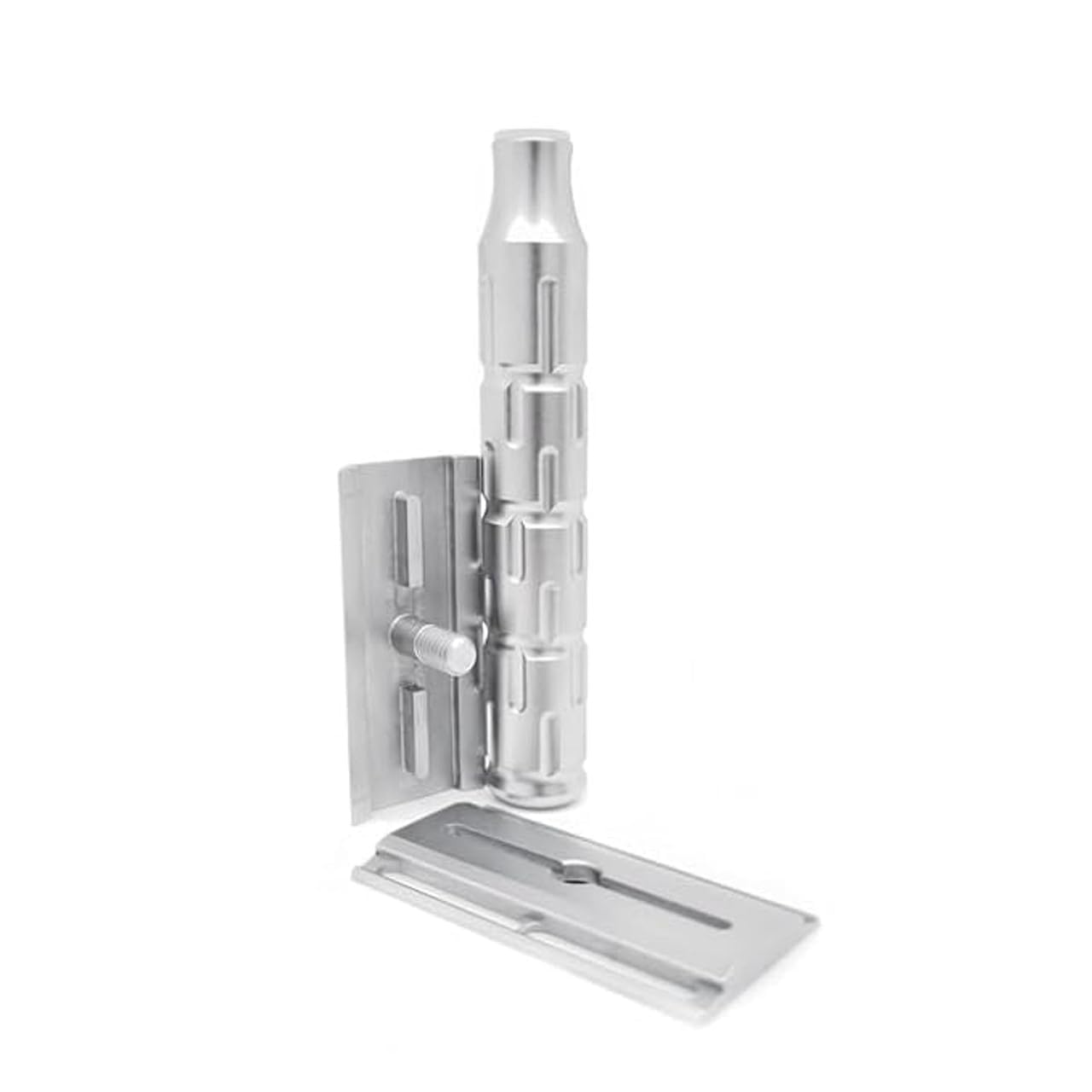 Goodfellas’ Smile SYNTESI STAINLESS STEEL Double Edge Safety Razor – CNC Machined with an Extreme Comfort Angle, Made in Italy