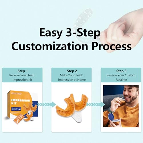 Custom Retainer, Clear Replacement Retainers for Teeth, BPA & Latex-Free, for Adults & Teens (Single Teeth Retaienr)