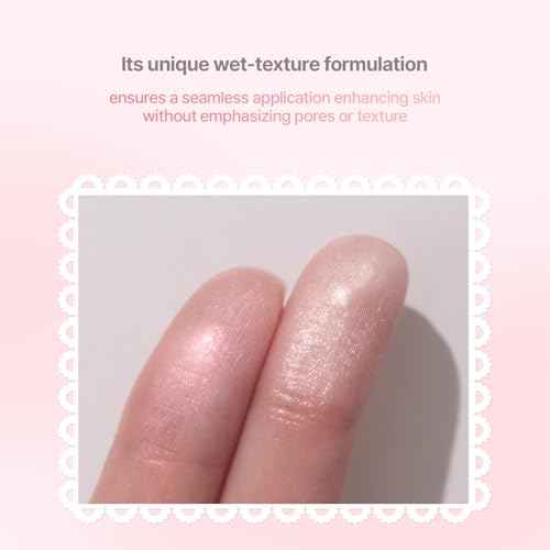 2aN Pure Glash Highlighter ? Glass-Like Sheen Powder Highlighter for a Natural, Radiant Glow | Buildable, Long-Lasting, Lightweight Formula (SHELL, 0.8oz)