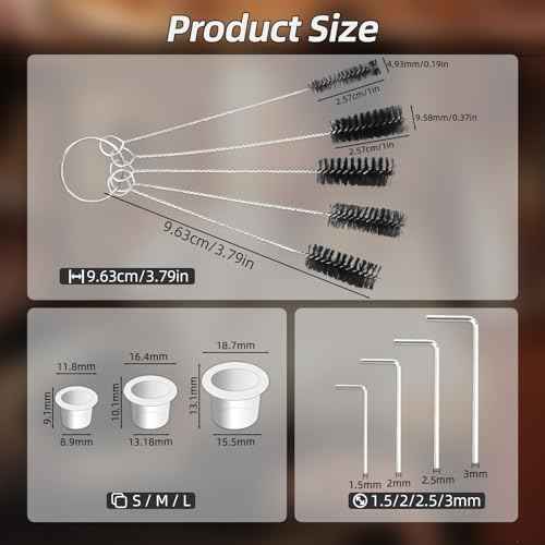 Tattoo Rubber Bands Tattoo Rubber Grommets Set Needle Tip Cleaning Brush Tattoo Wrenches Tattoo Ink Cups Tattoo Coil Machine Parts Supplies with Storage Box