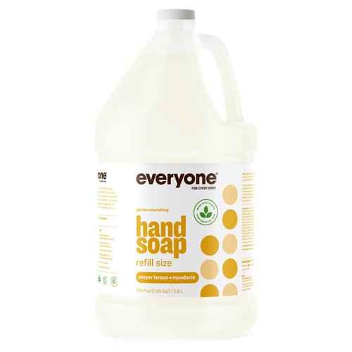 Everyone Liquid Hand Soap Refill, 1 Gallon, Meyer Lemon and Mandarin & 3-in-1 Kids Soap, Body Wash, Bubble Bath, Shampoo, 32 Ounce (Pack of 2)