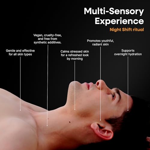 Night Shift Overnight Skin Therapy Face Oil with Tansy, Chamomile and Helichrysum ? Replenishing and Calming Formula for Nighttime Skincare, 30ml