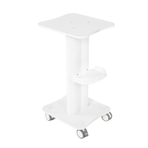 Salon Trolley, Salon Cart Beauty Hairdresser Trolley Salon Rolling Cart Alloy Stand Instrument Tray Beauty Spa Tool Station, White