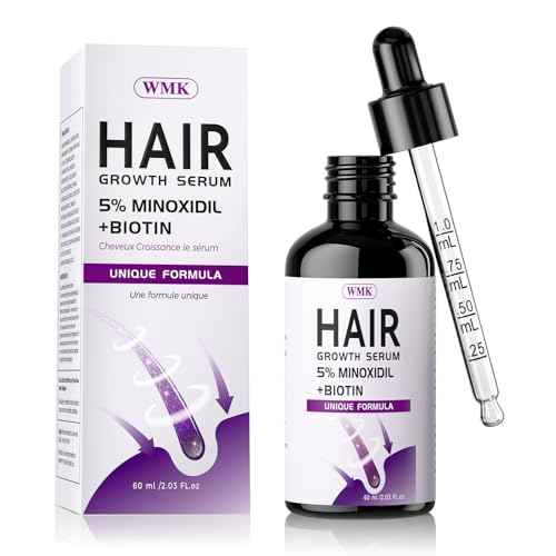 5% Minoxidil for Men and Women Hair Growth Oil, Biotin Hair Serum, 2.03 fl oz